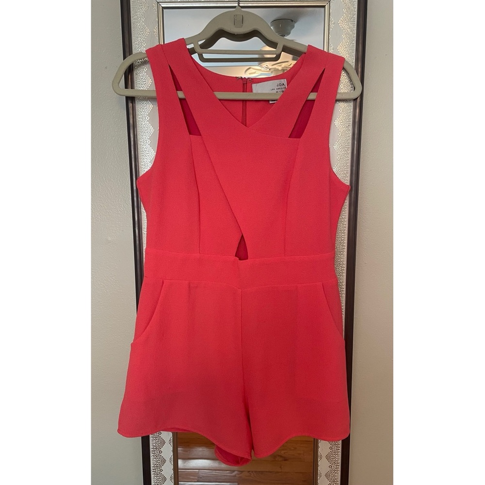 Hot Pink Cut Out Jumpsuit